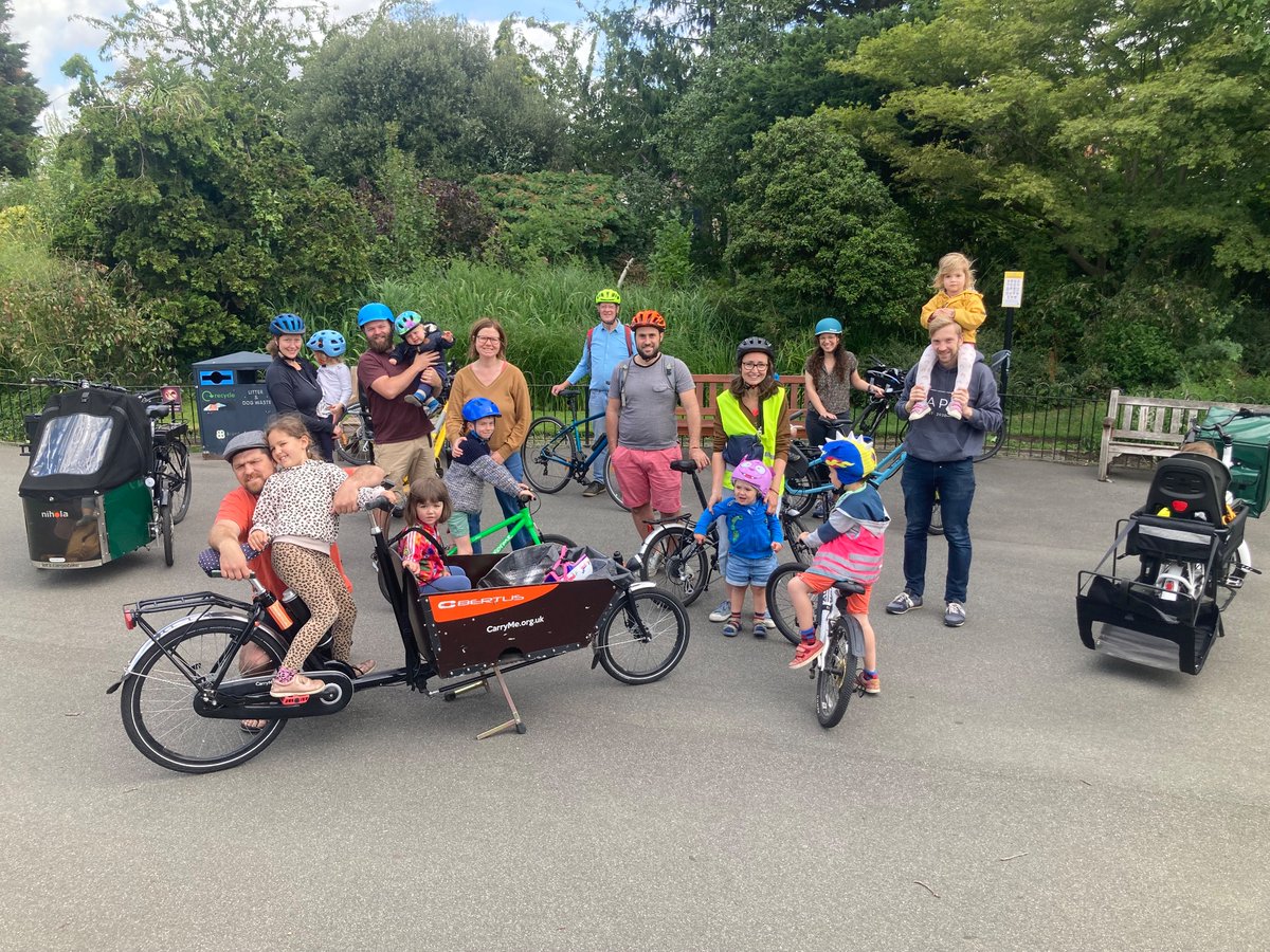 We had a great time this morning. Thank you to everyone who came. See you in September! #familyfun #familycycling #NW10 #Brent