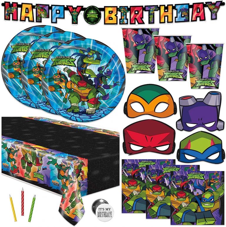 Teenage Mutant Ninja Turtle Party Supplies Serves 16. Includes Masks, Candles and Tablecover. In stock and on sale now at https://t.co/1uqt1JD7ln
https://t.co/vmjzvfEeWH
#tmntbirthdayparty #happybirthday #ninjaturtles #16guest #tablecover #candles #masks #plates #napkins #cups https://t.co/ek8EHWiBrf