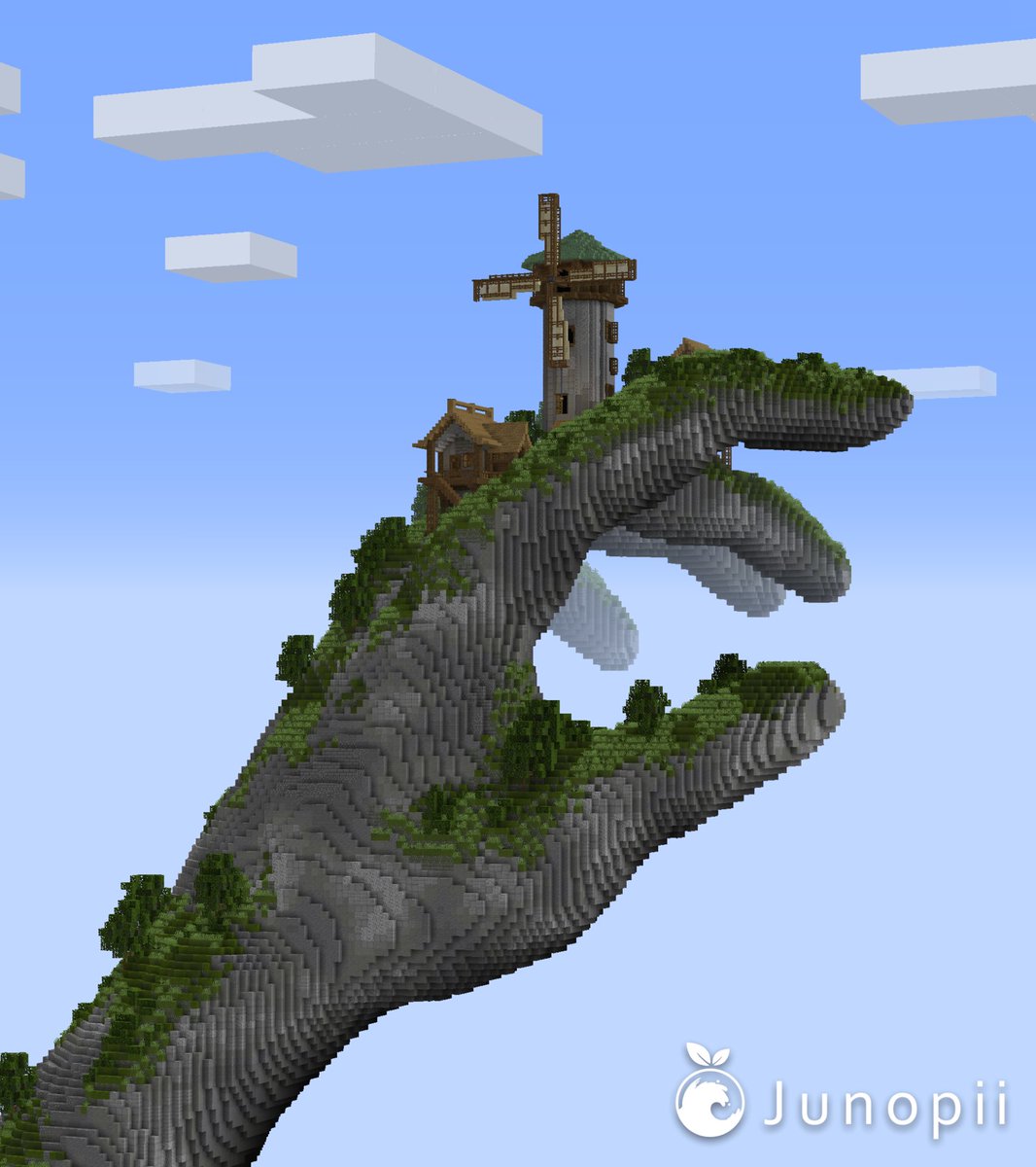 Hand
Recreation of artwork by <a href="/Franrekk/">Franek</a> 
#Minecraft #Minecraftbuilds