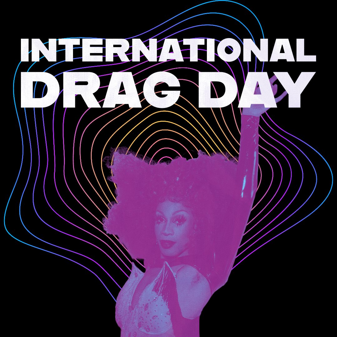 Happy International Drag Day! 💜🤍💙 👑
#InternationalDragDay #CelebrateDiversity #HistoryOfDrag #DragQueen #DragKing
