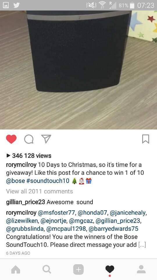gpricey23's tweet photo. Throwback to when I won a #Bose #Soundtouch10 speaker from #RoryMcIlroy 😁on Insta 🔥⛳ https://t.co/5jybNfOYOe