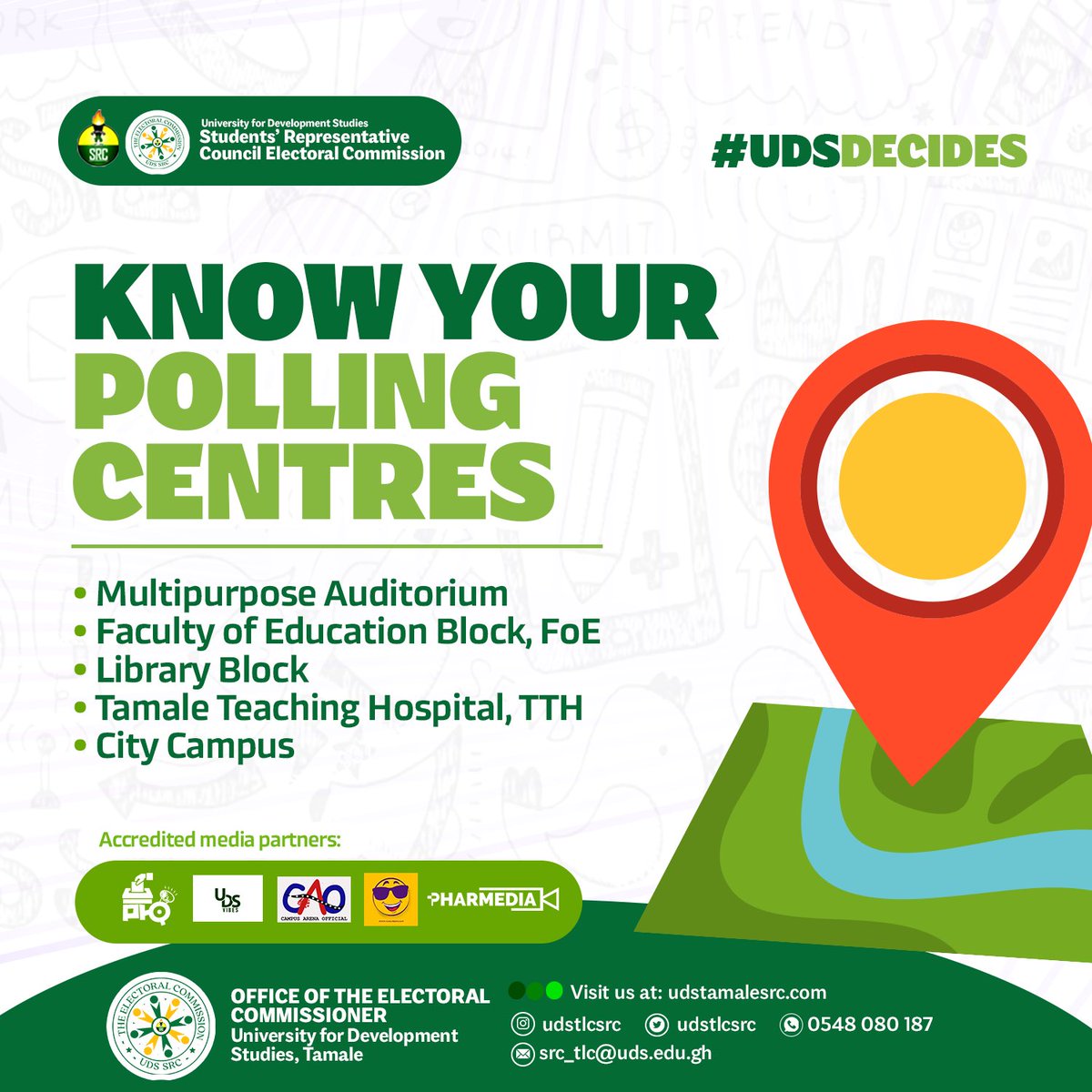 udssrcec_tlc's tweet photo. Please be Informed!

#UDSSRCELECTIONS https://t.co/yIXs8wQkTE