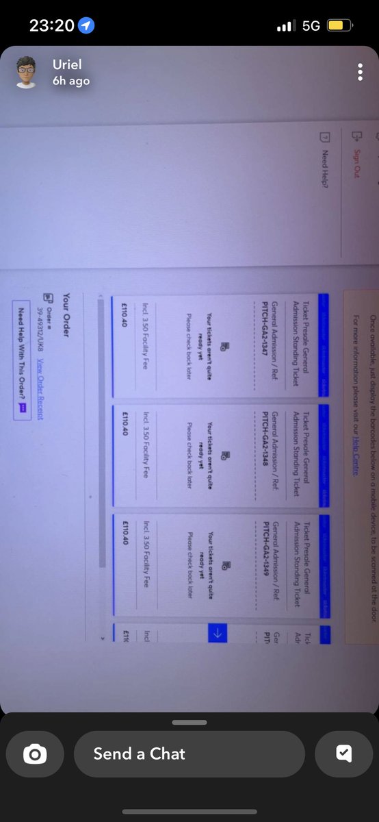 Selling 2 tickets to Taylor swift 23rd June london Dm me