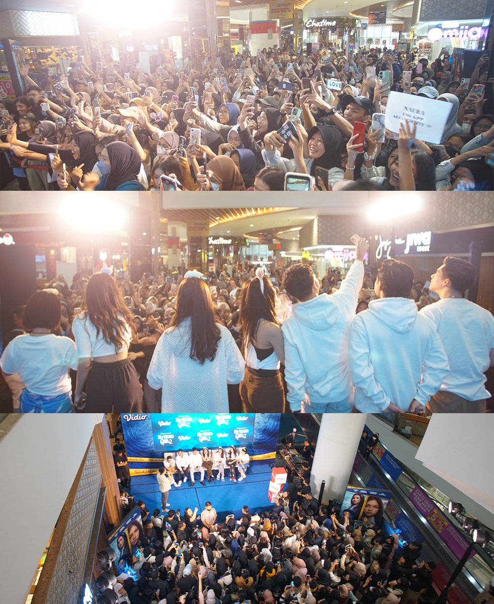 SCP_Films's tweet photo. Fan Meet Cast My Nerd Girl 2 di TRANSPARK JUNDA BEKASI!!❤️‍🔥❤️‍🔥

Keseruan para cast bertemu dengan teman-teman di Bekasi 🫶🏻 Makasih buat temen-temen semua yang udah ketemu kita❤️‍🔥

#ScreenplayFilms #MyNerdGirl2 https://t.co/uRJMOGjaKm