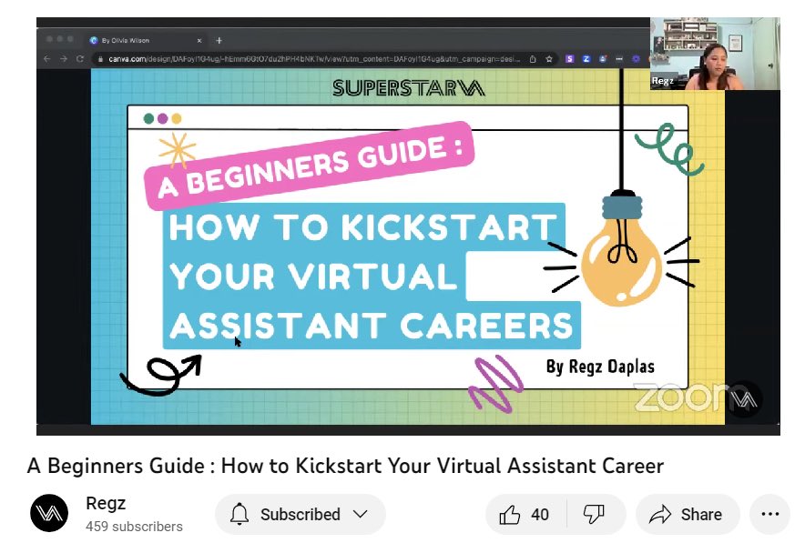 kim_vannetae's tweet photo. a worthy 3-hour-lecture lecture/discussion by @regregzz of @SuperstarVAs these webinars are informative and very helpful when you're waiting for a client. thank you so much for conducting this for free. no wonder you’re blessed in life because of your generosity. keep safe po! 😊 https://t.co/hMEd7xDdJr
