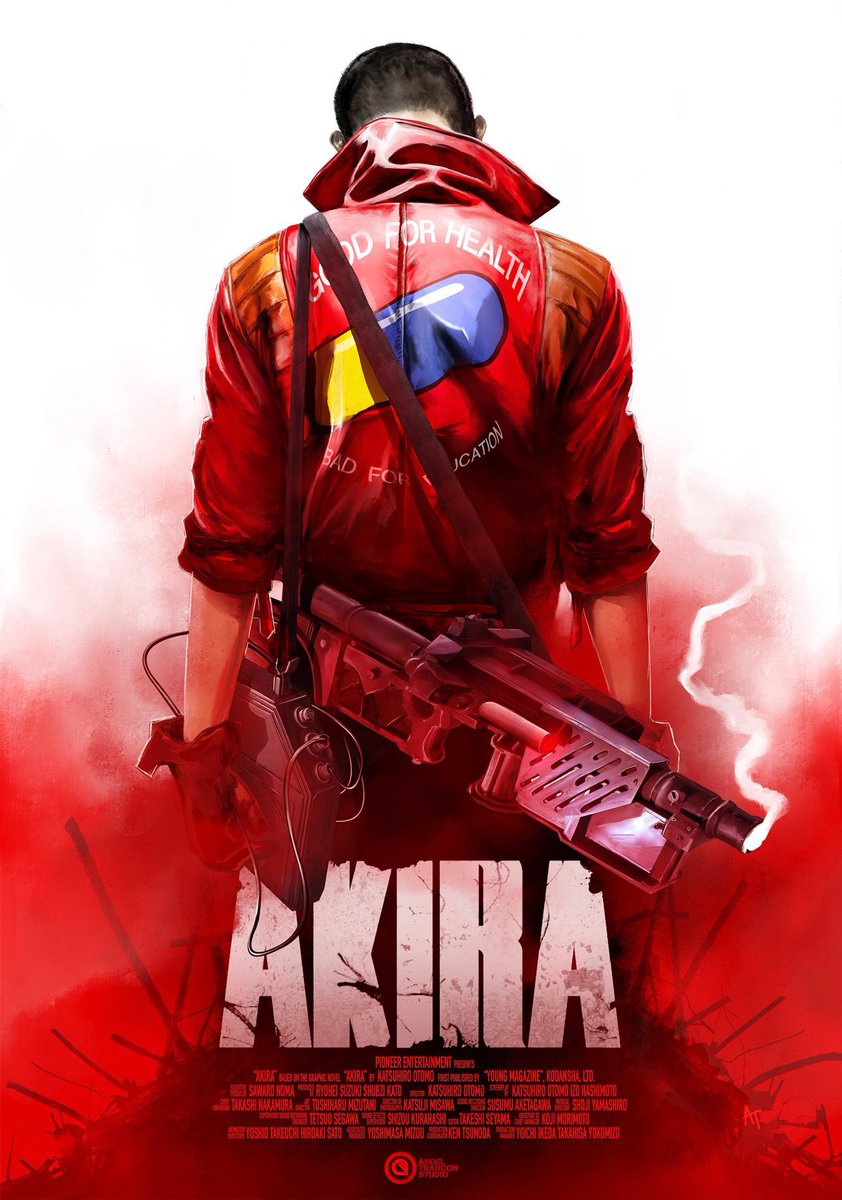 Katsuhiro Otomo’s Akira (1988) was released 35 years ago today 

#akiramovie #アキラ #katsuhirootomo #alternativemovieposter #fanart