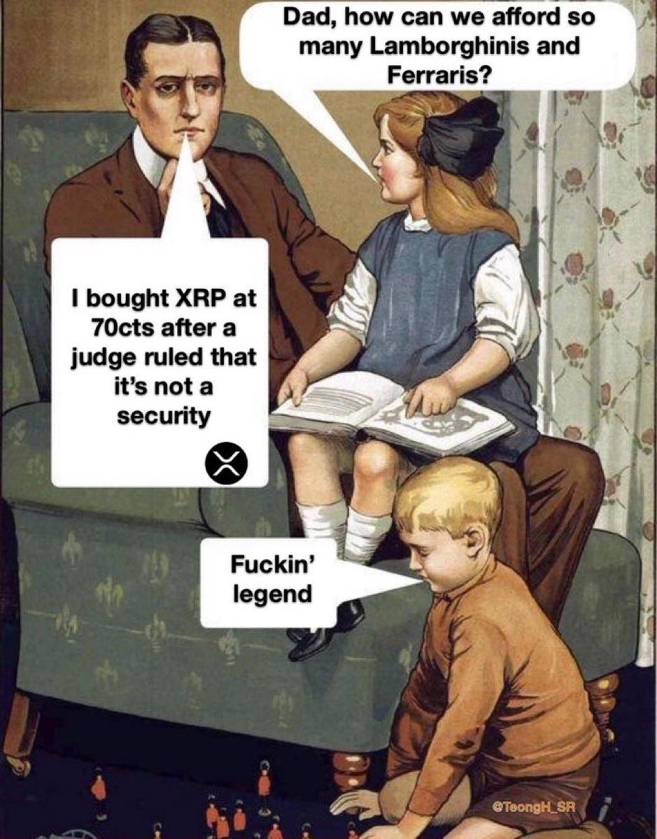 XRP_2026's tweet photo. Tap the "like" button if you aspire to be like this dad. #XRP https://t.co/FL3BHIHBeh
