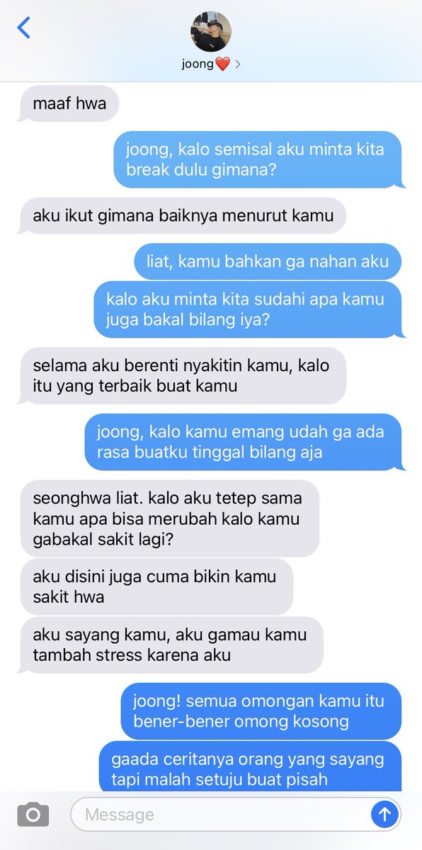 saniipaw's tweet photo. sama kamu sakit, tapi kalo ga sama kamu lebih sakit.

joonghwa one twt au. https://t.co/qFQjvd8Zbv