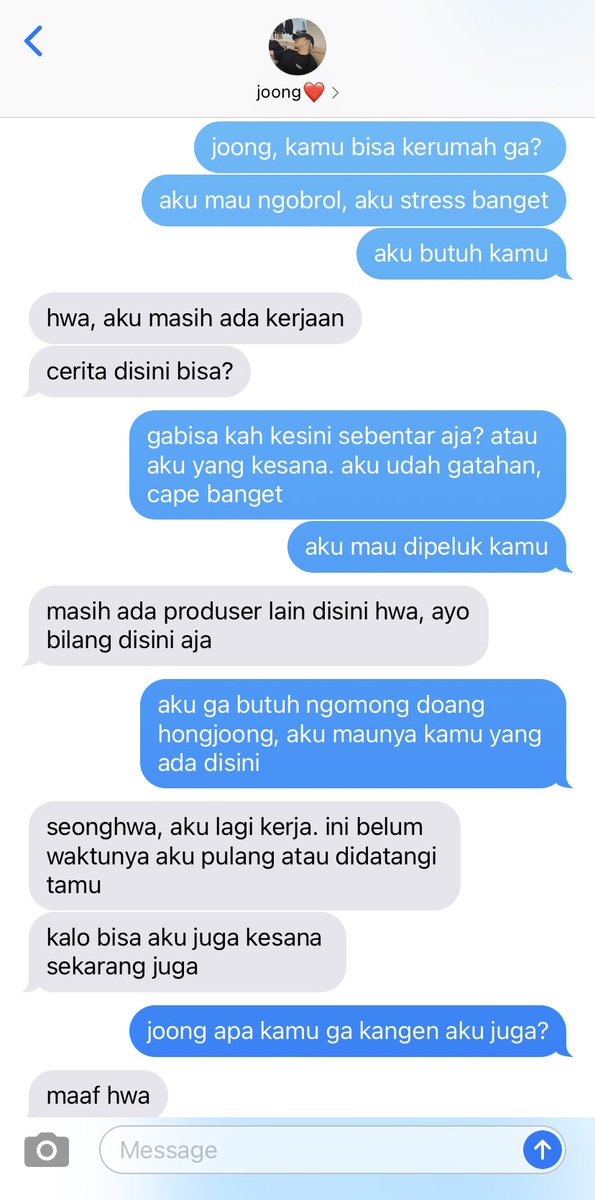 saniipaw's tweet photo. sama kamu sakit, tapi kalo ga sama kamu lebih sakit.

joonghwa one twt au. https://t.co/qFQjvd8Zbv