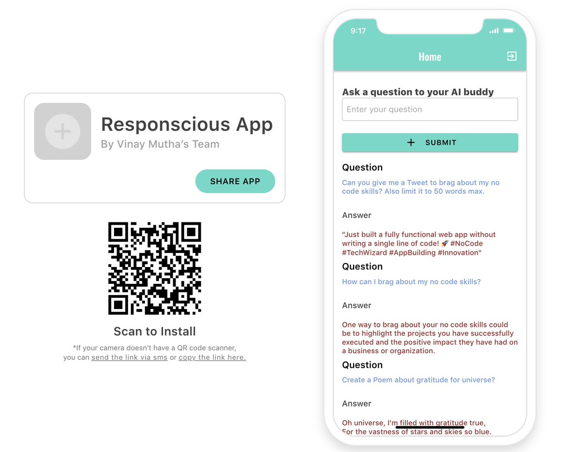 VinayMutha1212's tweet image. I just built a web app without writing a single line of code! 

#NoCode #TechWizard #AppBuilding #innovation