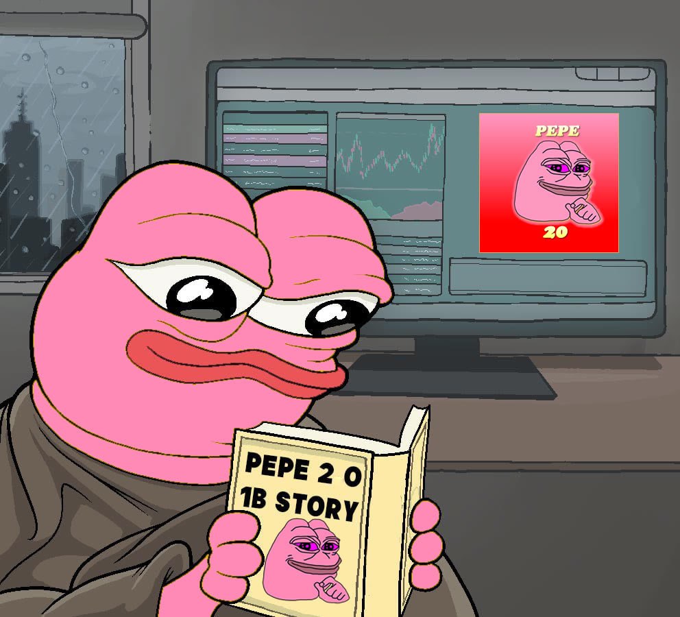 pepe20eth's tweet photo. This is your chance to ride the wave of Pepe mania! 🌊💰 With its roots in the iconic Pepe meme, $PEPE20 is poised to become the sensation of the crypto world. It's more than just a cryptocurrency; it's a symbol of humor, expression, and viral sensation. https://t.co/XlfMFpvZih