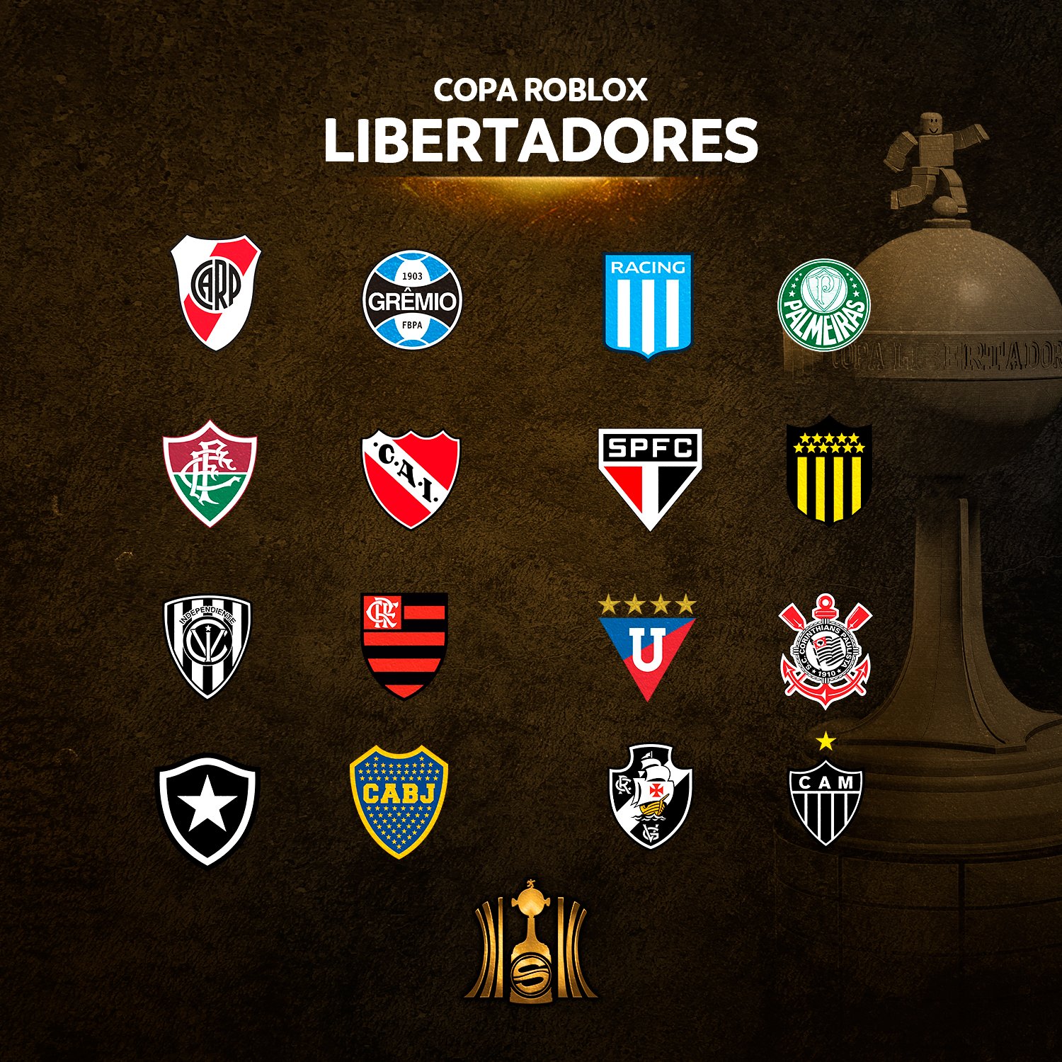 Seleção da rodada da copa libertadores de roblox : r/Futebola