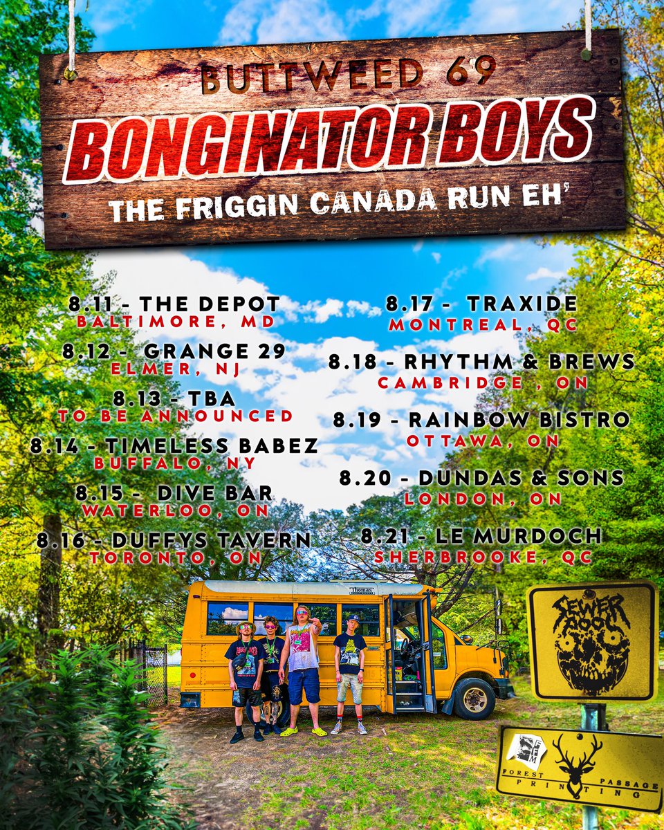 When y’all ask Bonginator to come to your city, I do as much as I possibly can to make it happen. 
(Canada run is coming up, all the rest are old flyers) https://t.co/4CBmIl5dxT