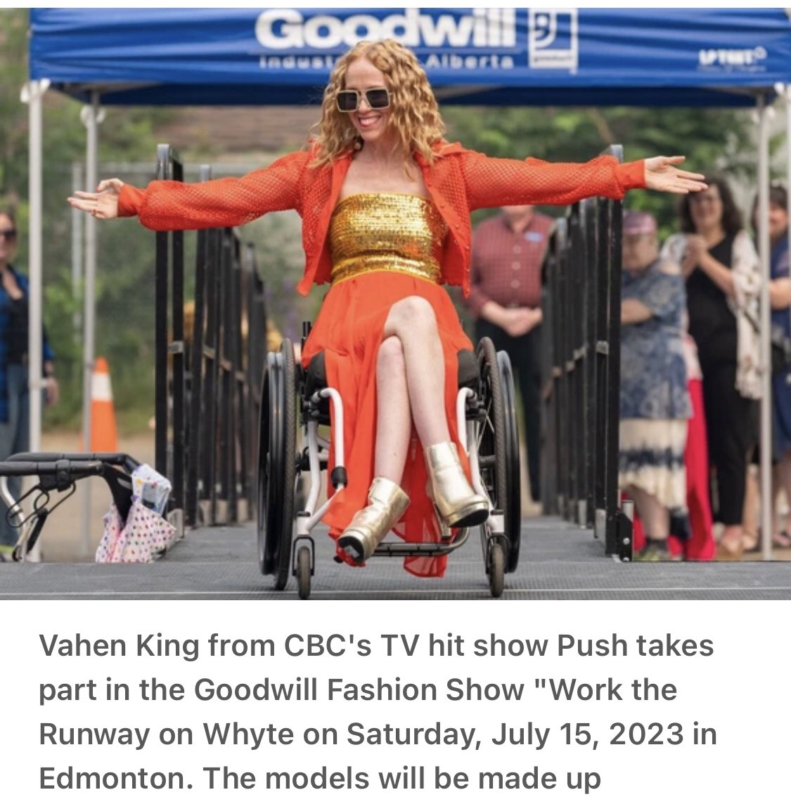 Leah on Twitter ""Work the Runway on Whyte" Edmonton Goodwill hosts