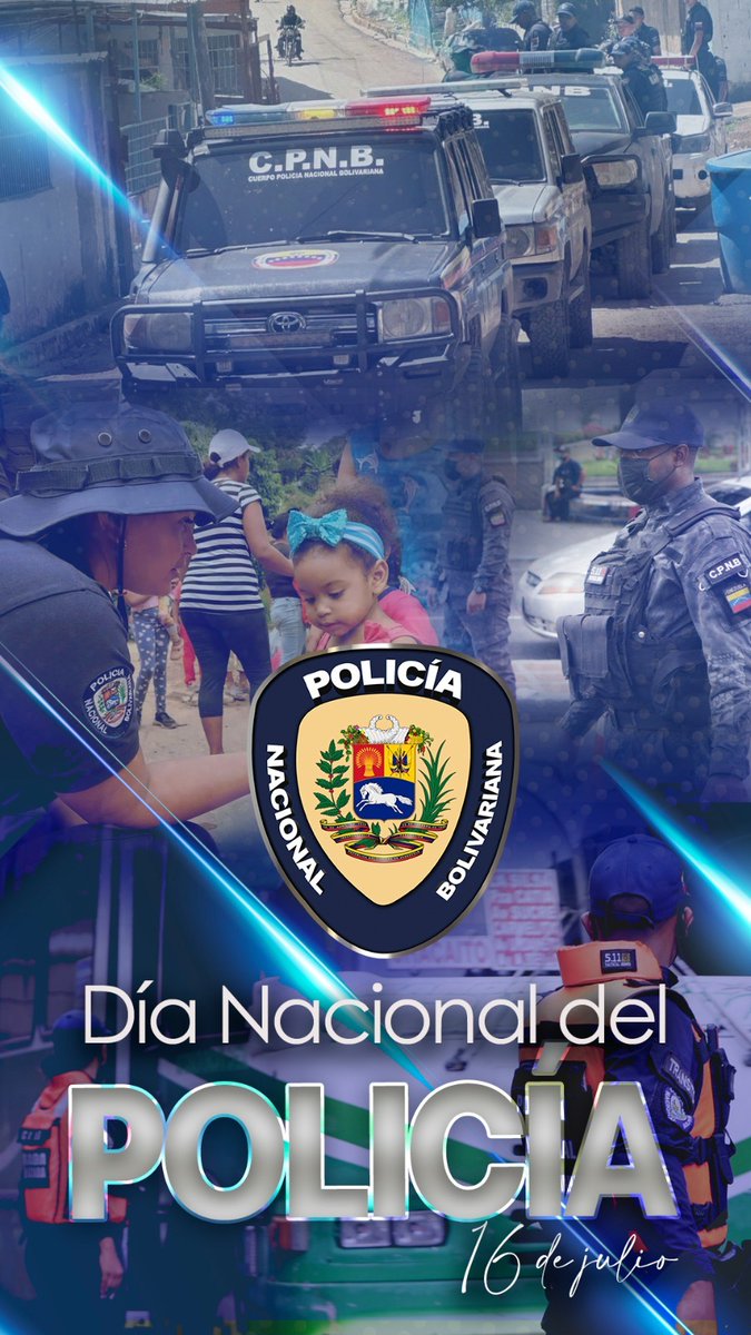 Feliz día del Policía ! 
Felicidades a todos mis compañeros que con honor y patriotismo ejercen dignamente la profesión! 
#VirgenDelCarmen #FelizDíaDelPolicía 
#FelizDíaDelNiño