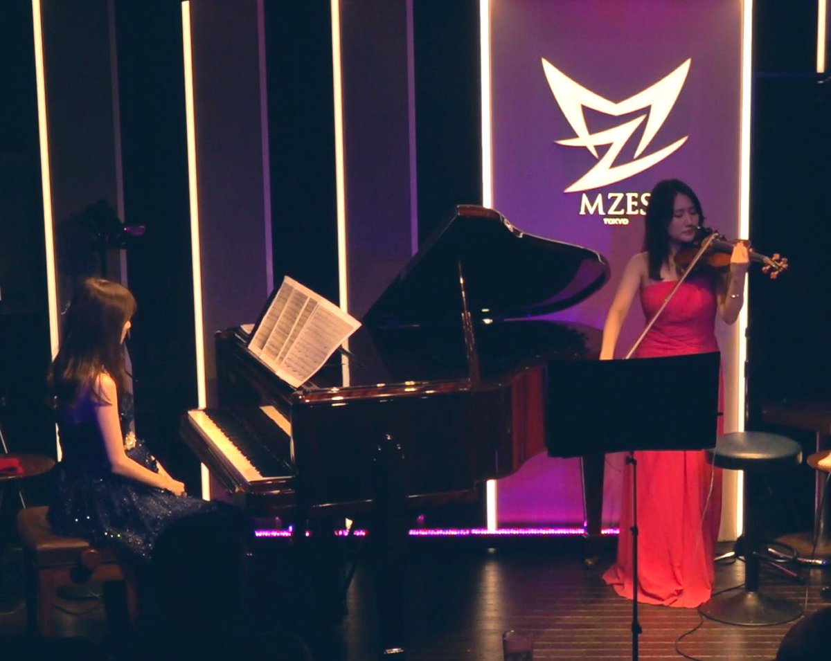 東京でのゆりかさんとのデュオ、ありがとうございました☺️💐