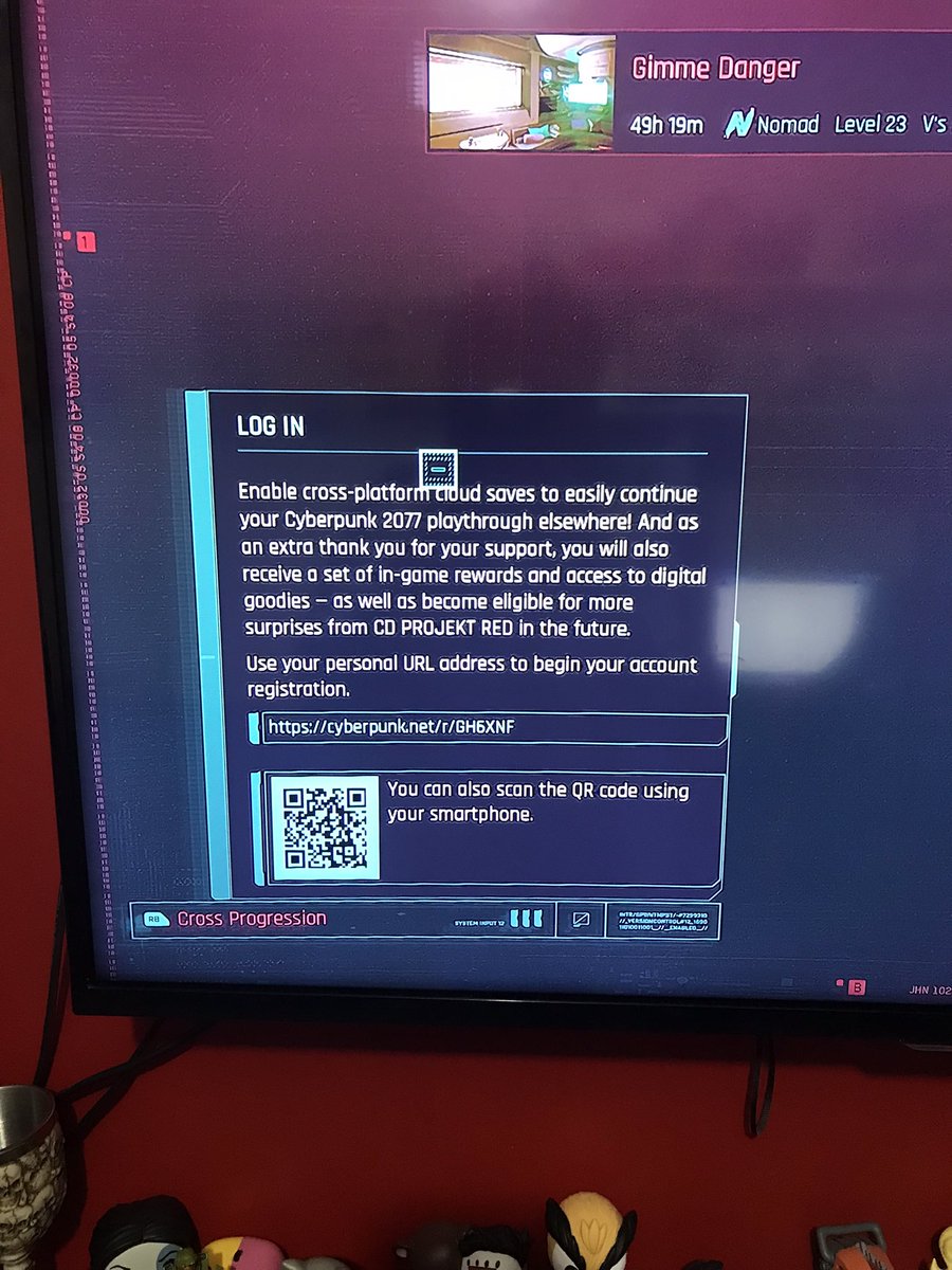 To those playing cyberpunk 2077 who want to enable cross progression DO NOT enter website above QR code I nearly fell for this seeing windows security informing me of a virus attack when I type it into my browser on my pc luckily I got no virus. #Cyberpunk2077 https://t.co/kWyuN0aT5E