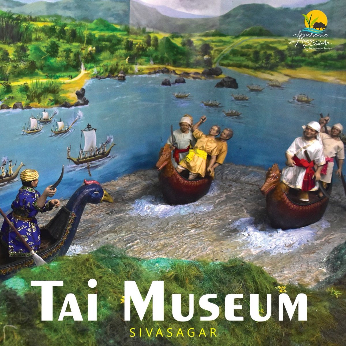 aweassam's tweet photo. Situated towards the west bank of the historic Sivasagar tank, the Tai Museum houses exhibits relating to Ahom history, art and culture. The museum was inaugurated in the year 1992 .
Best Time to visit: Throughout the year
#AwesomeAssam
#TaiMuseum
#Museum
#AhomHistory
#Sivasagar
#AssamTourism
#Assam
#ExploreAssam #WelcomeToAssam #TravelAssam
