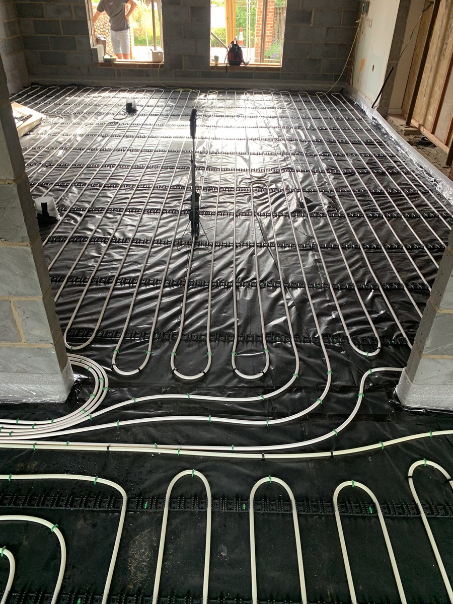 Another <a href="/nuheatuk/">Nu-Heat UK</a> clip track system ready for screed to be poured in North Norfolk

#underfloorheating #heating #plumbing #dixel #Norfolk