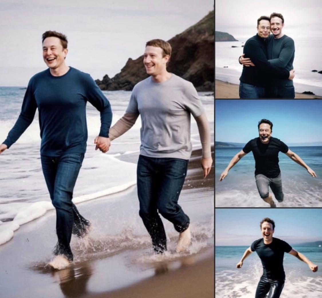 Power of #AI

Days after the cage fight 🤪

<a href="/elonmusk/">Elon Musk</a>