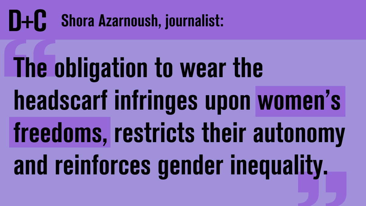 Shora Azarnoush comments on Iran’s regime trying to enforce hijab rules:

<a href="/ShoraAzarnoush/">Shora Azarnoush</a> #WomanLifeFreedom