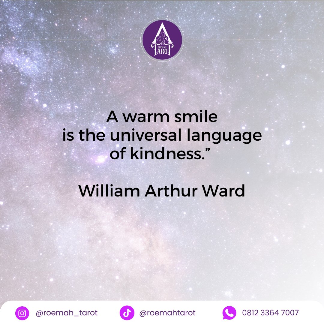 Liat siapapun yg disampingmu dan tersenyumlah. 
 #tarotreadersofinstagram #tarotindonesia #tarotonlineindonesia #tarotcommunity #tarottribe #tarotmalang #tarotsurabaya #thothtarotdailyinspiration
#tarot #fortuneteller #tarotevent #ramaltarot #belajartarot #kursustarot #zodiac
