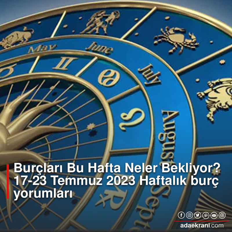 adaekrani's tweet photo. Burçları Bu Hafta Neler Bekliyor? 17-23 Temmuz 2023 Haftalık burç yorumları https://t.co/7dWO93gsEL 'da.

#burç #burçyorumları #haftalıkburç

https://t.co/8F1t2VfMMz https://t.co/r8lRCAoGmb