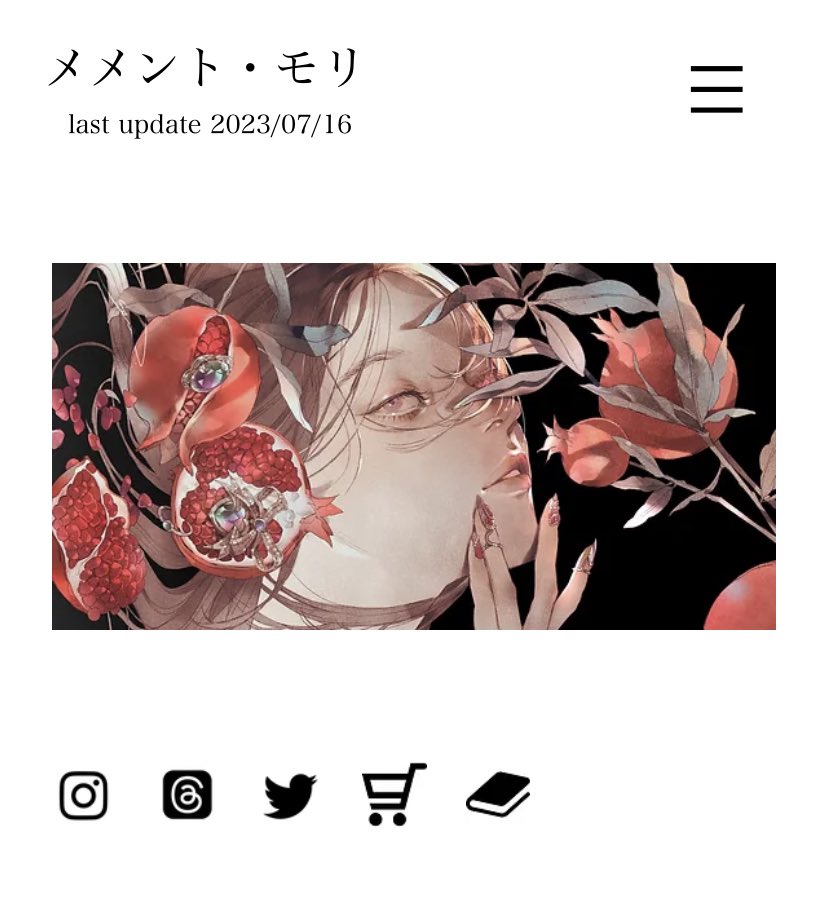 Threadsアイコン出来てたからウェブサイトにリンク追加しました✌︎
https://t.co/sniIFEBuD4 