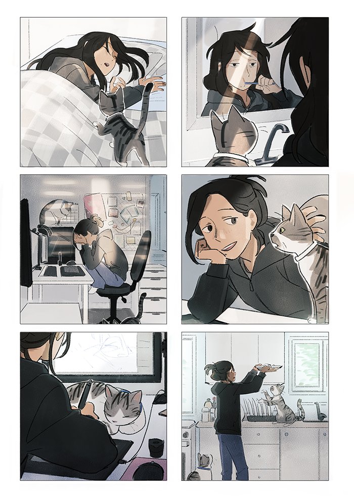Haven't posted the digital version for these before but it came out  nicely (sort of a daily routine)
