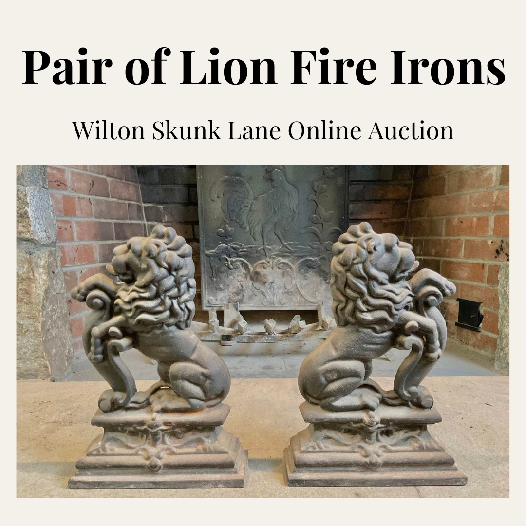 Pair of Lion Fire Irons closing July 20th! BID NOW 🦁🔥
Link: l8r.it/7ROA

#lion #fireiron #bidnow #onlineauction #moderndayauctions #moderndaybids #closingsoon #wiltonct