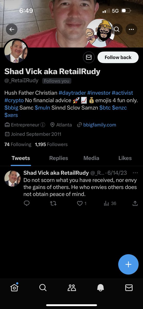 RetailRudy's tweet photo. $bbig Lots of fake accounts popping up right now. Notice the spelling. I am not
@_RetaiIRudy I am @RetailRudy w a badge 
The fake one has an underscore and two eyes in a row but the second eye is capitalized.
Please block AND report them as you see them. https://t.co/uGkuhS0JCN