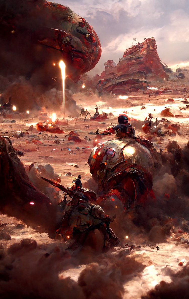 "War On Mars"

✨Polygon
✨1/1
💰0.002 ETH
Link 👇
opensea.io/assets/matic/0…
<a href="/opensea/">OpenSea</a>

#NFT #NFTs #NFTCommunity #nftart #NFTdrop #NFTProject  #nftcollector  #NFTartist #NFTJapan