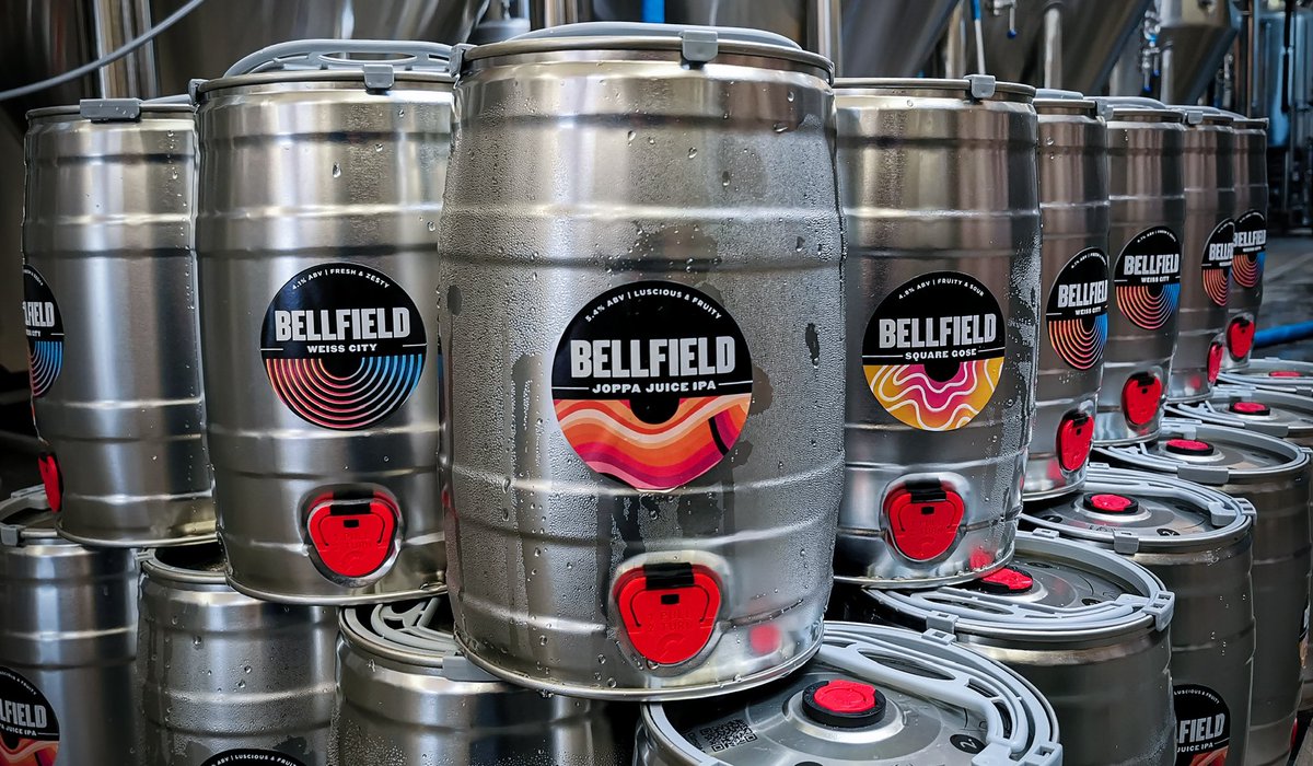 Check out our 3 newest mini kegs &amp; cask: Square Gose, Weiss City &amp; Joppa Juice IPA!

They’re going quickly, so order yours  now while they last 👉  bit.ly/BellfieldMinis 👈

#beernews #minikeg #minicask #glutenfree