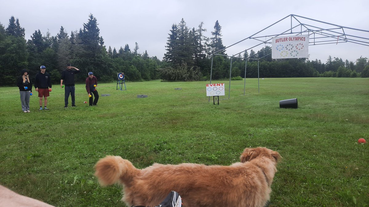 kipperbobby's tweet photo. Very late start today @ButlerOlympics while some #butlerboys golfers #bocceball finals in action now..... https://t.co/pPaC4etshK