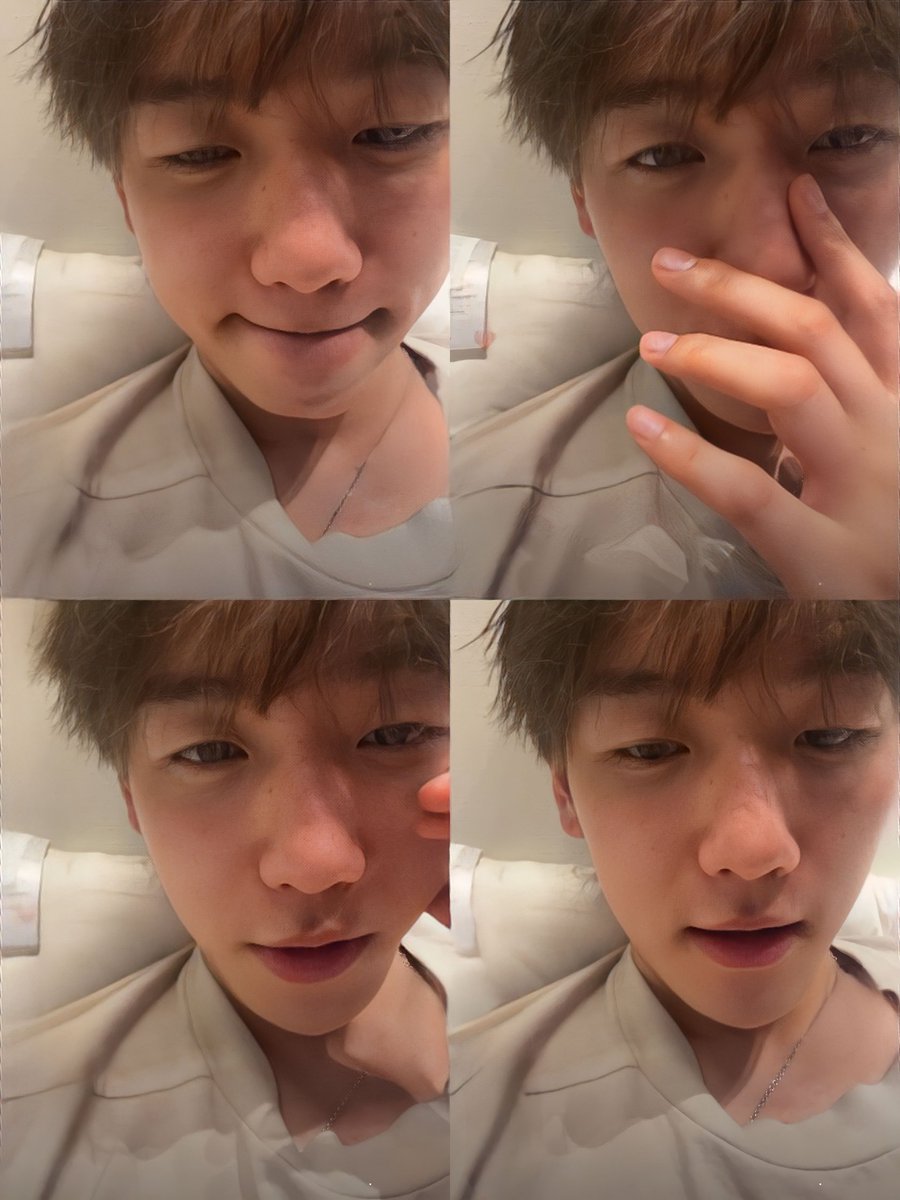 BBHLOOK__'s tweet photo. Baekhyun's bare face! https://t.co/RcrcWiHcsZ