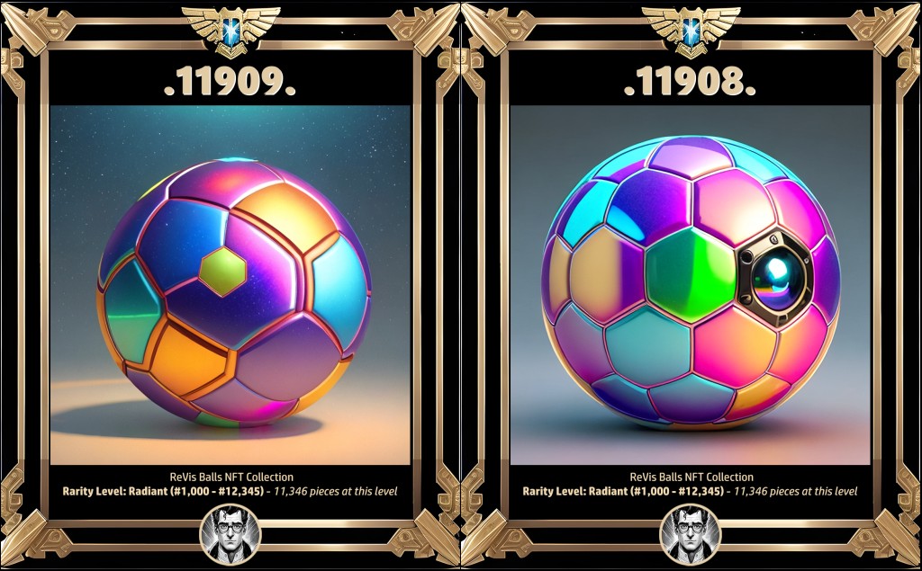 11909 &amp; 11908 of ReVis Balls NFT #revisballs at #rarible
Collection Homepage rarible.com/revisballs

Direct NFT Links :
11909 : rarible.com/token/0xfa4023…
11908 : rarible.com/token/0xfa4023…

#NFT, #NFTs, #NFTCommunity, #NFTdrop, #nftcollector, #NFTCommuntiy, #NFTAlerts, #nftcollector,