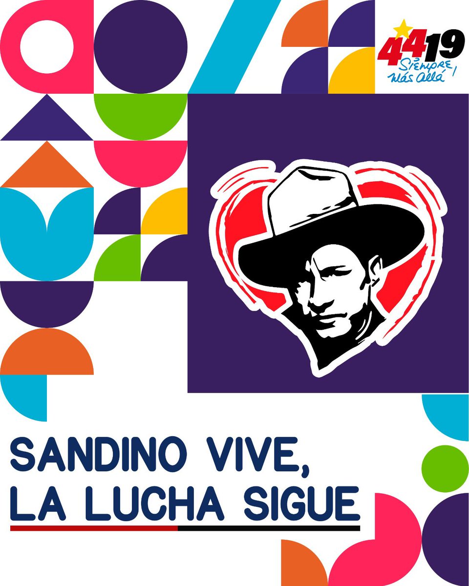 🇳🇮SANDINO 
❤️VIVE 
🖤VIVE
✊🏼VIVE
🇳🇮LA LUCHA 
❤️SIGUE
🖤SIGUE
✊🏼SIGUE

#4419SiempreVictoriosos
#4419SiempreMásAllá
#4419VivalaRevolucion