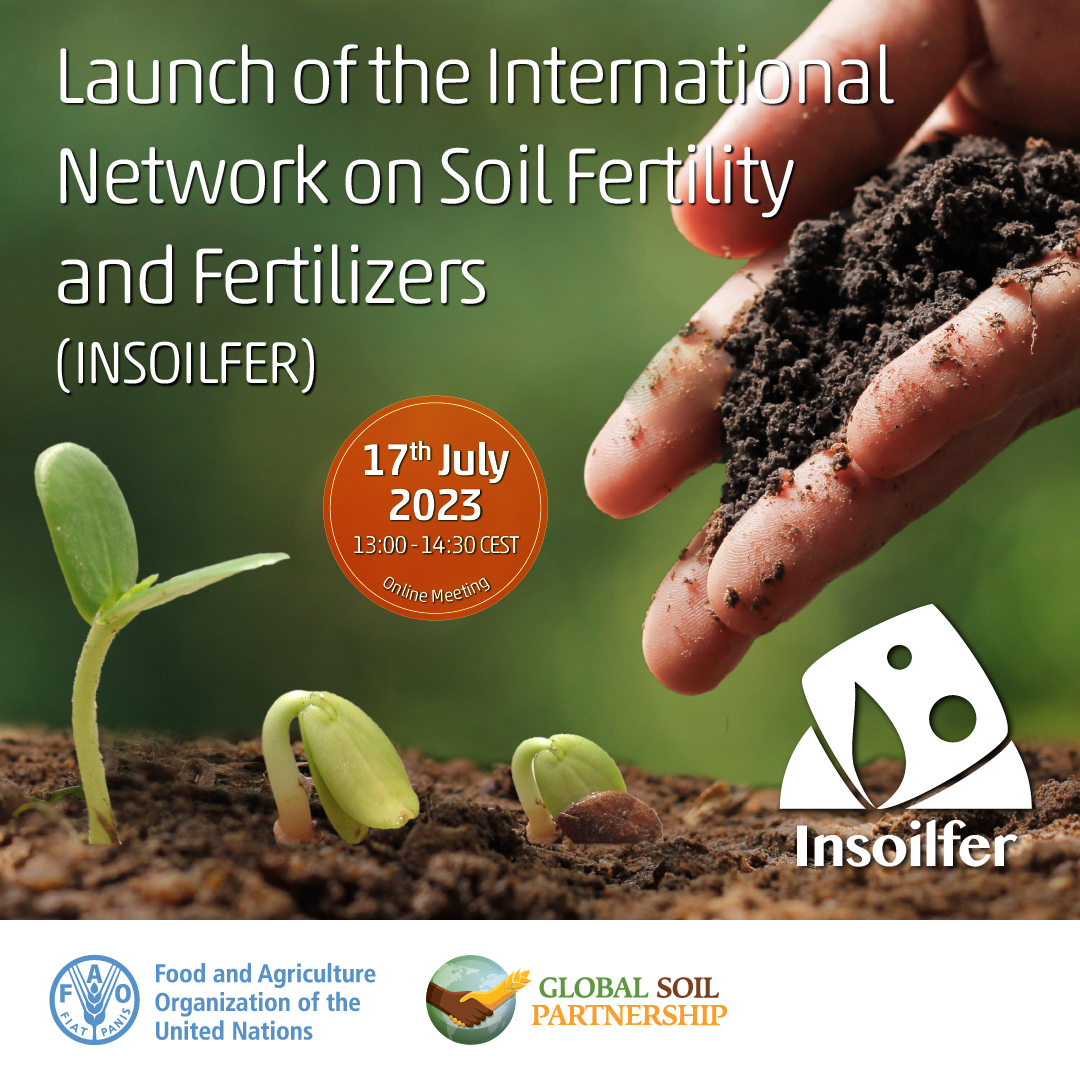 Join us for the launch of the Int. Net. on Soil Fertility & Fertilizers. Let's dig deep into solutions for nutrient imbalances, efficient fertilizer use and #SustainableSoilManagement! 📅17 Jul 2023 13:00 CEST 📝Agenda: tiny.cc/q609vz 🔗Register: tiny.cc/o609vz