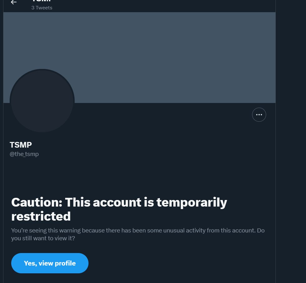 ok @the_tsmp has officially been locked. fucking thanks jack