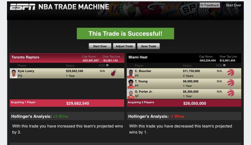 jefmoore's tweet photo. #Raptors fans, crazy enough to work? We get a vet PG who can shoot and restore the vibes. Miami gets much needed depth and more tradable contracts? https://t.co/Y5MZpWGV8L