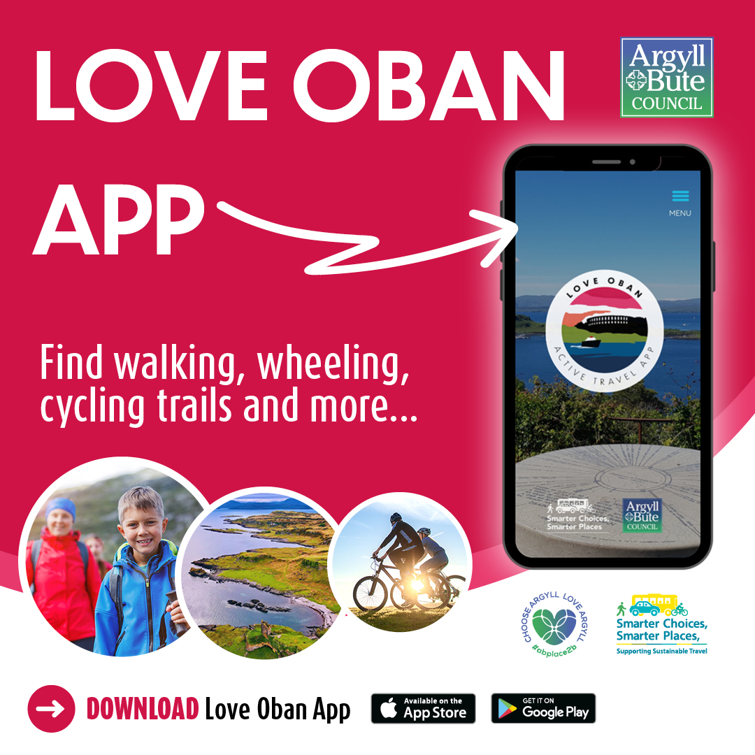 🚨NEW APP ALERT🚨

We now have a brand new FREE Love Oban app! Explore the beauty of Oban, discover hidden gems and get access to all the information you need for your next trip! 🚵 Including 🗺️Visitor info &amp; maps 🏔️Walking/cycling trails 🎧 QR audio trail &amp; more!