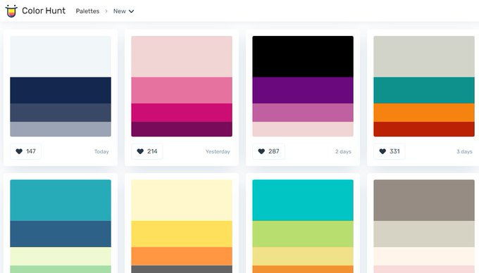 مواقع تعطـيك تدرجات لونية مُلهمة👌

.1. webgradients.com.
.2. materialuicolors.co.
.3. colorhunt.co.

<a href="/Enr_des/">إثراء المصممين</a>