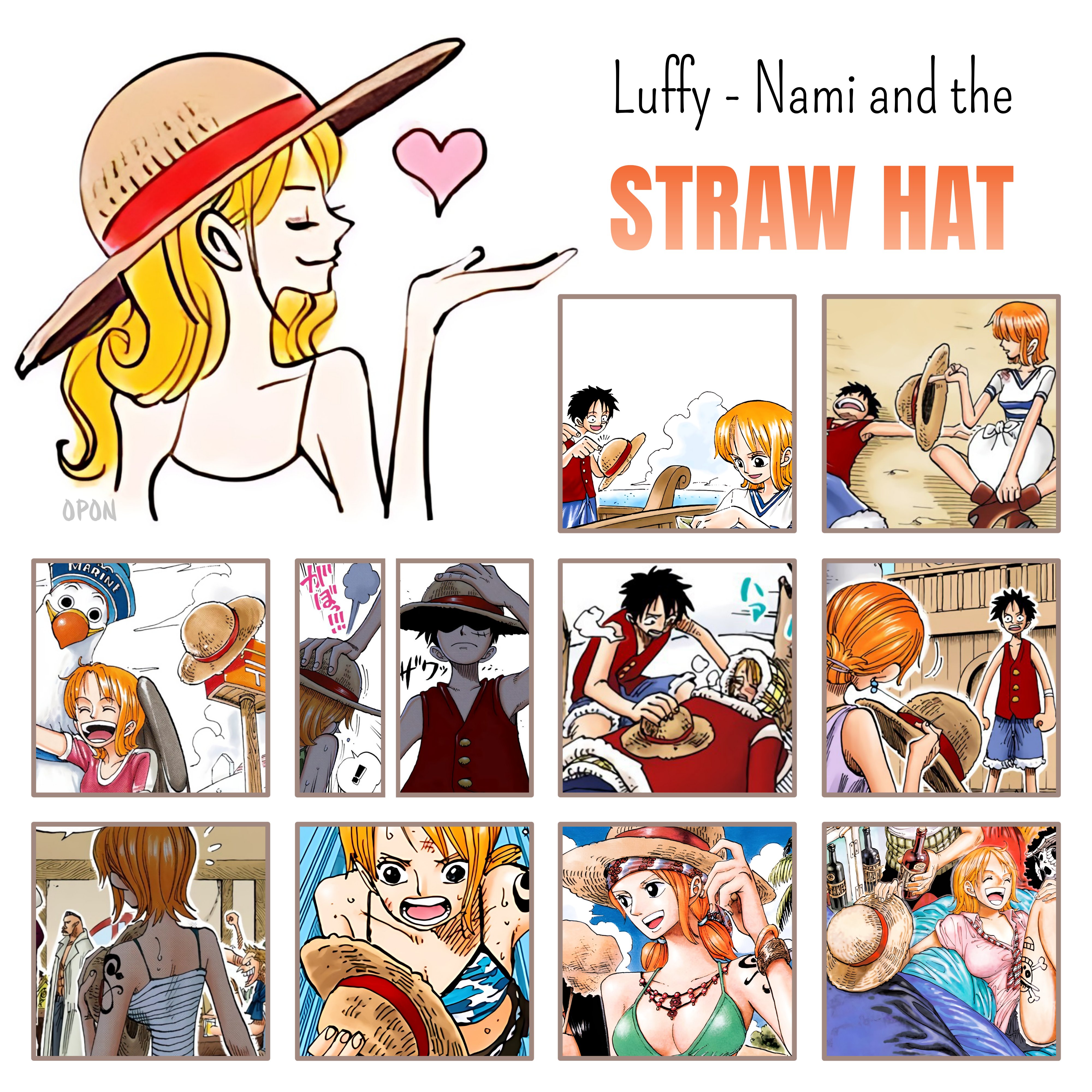 Luffy, Nami, and the strawhat. : r/OnePiece