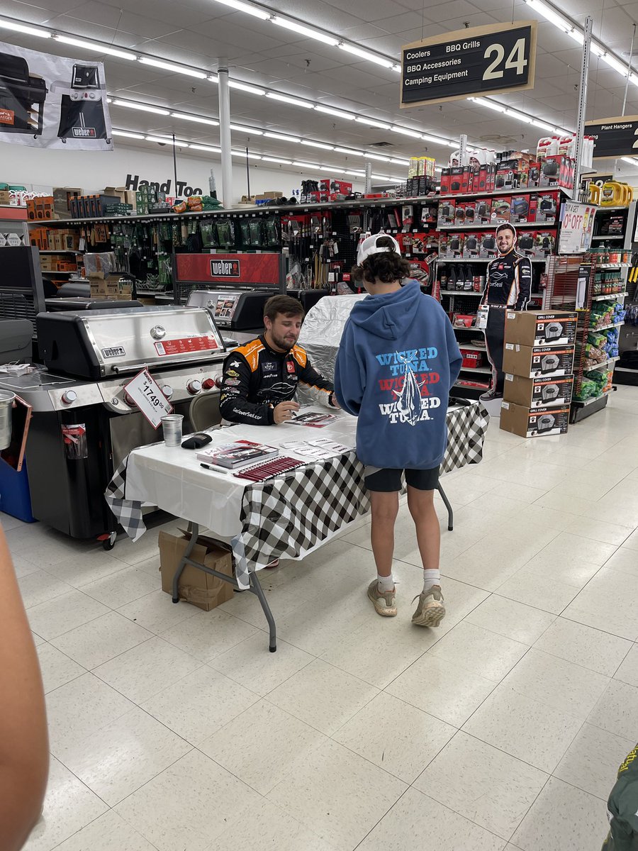Rocky’s signing in Concord, New Hampshire with Joe Graf Jr.