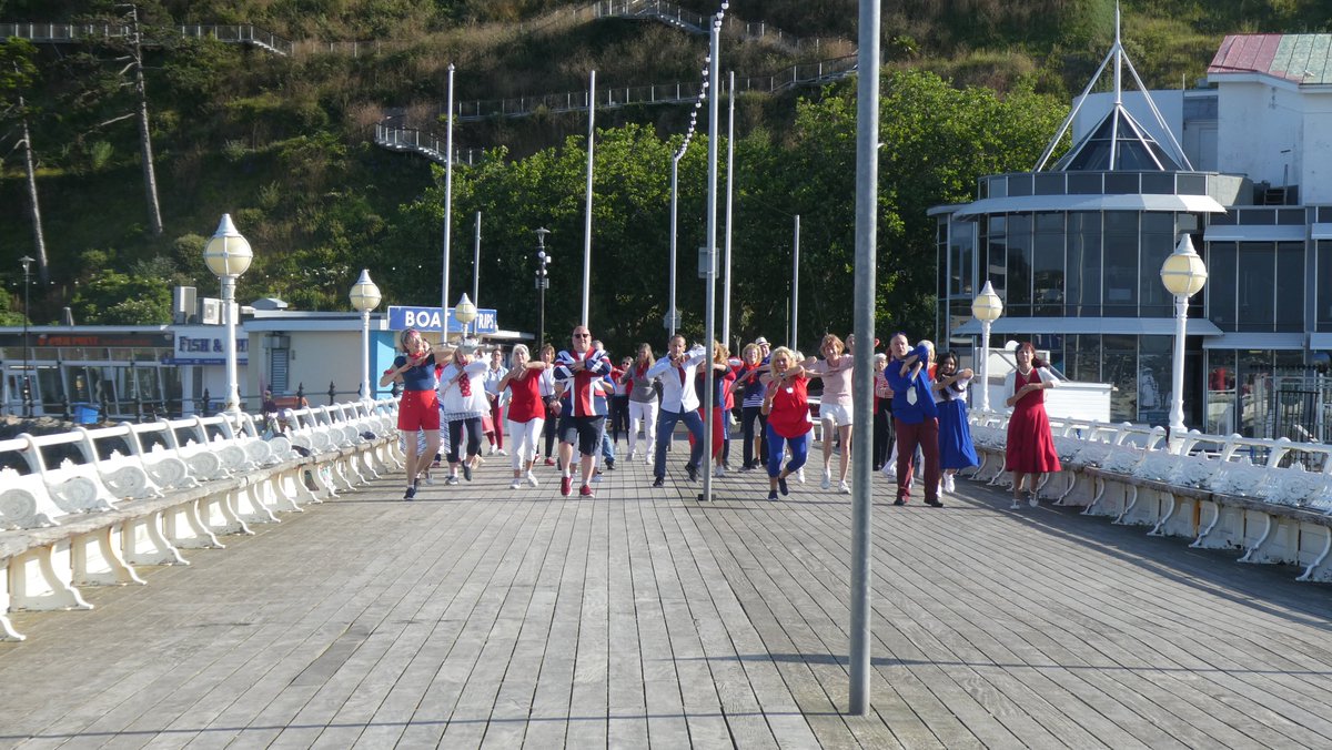 AgathaFestival's tweet image. We've had great fun filming our 'people's dance' to the song Anything Goes. The video will be used to promote both the festival &amp;amp; the English Riviera itself. 

Thanks to all of our volunteer dancers, the film crew, our patient choreographers &amp;amp; the support of The Linbury Trust.
