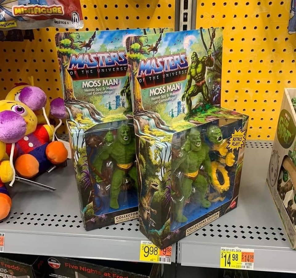 Moss Man has been spotted in Illinois Walmarts!   Package looks amazing and I’m hearing he’s $39.95….. #motu #motuorigins #mastersoftheuniverse #80scartoons #80stoys