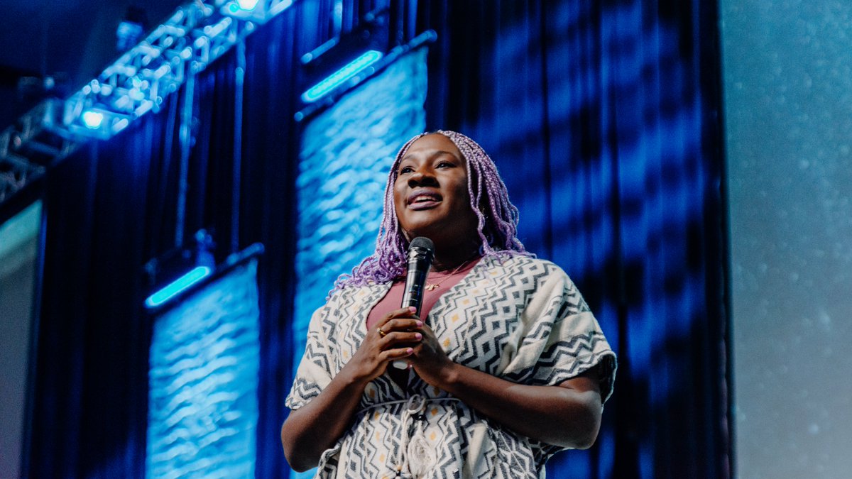 "We serve a great and powerful and awesome God. A God who knows us. A God who loves us. A God who makes space for us in His Sacred Heart." 

Heartfelt and profound words from <a href="/chikasworld/">Chika Anyanwu</a> during our Sunday morning session! 
#steubystl #catholicstl