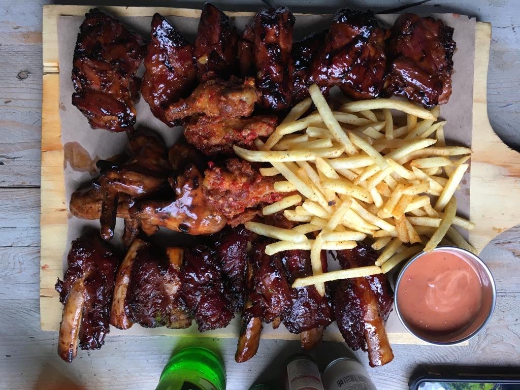 The Wing Republic on Twitter "Grand Platter 1kg Ribs + 6 Buffalo Wings
