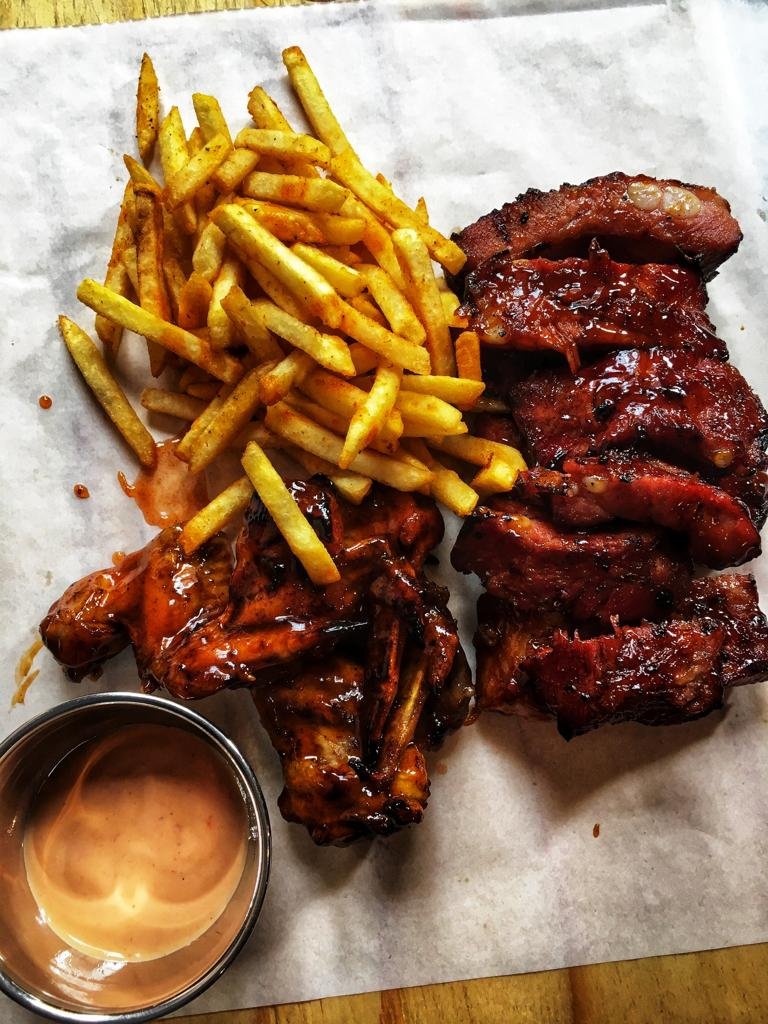 The Wing Republic on Twitter "Grand Platter 1kg Ribs + 6 Buffalo Wings