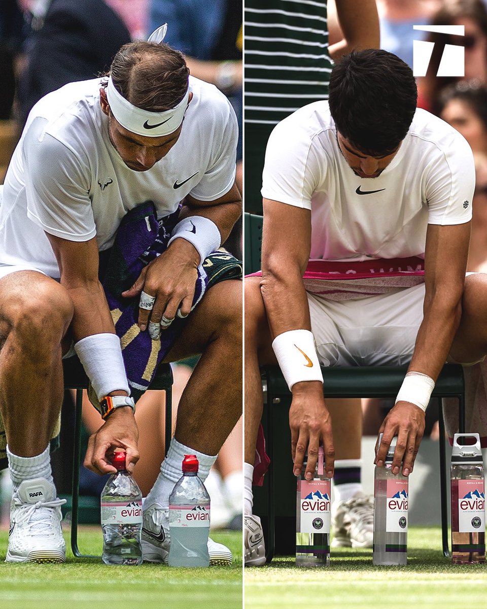 TennisChannel's tweet photo. If it works for Rafa 🤷‍♂️

#Wimbledon https://t.co/Z9sw0tHowR